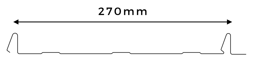 ClipClad 270mm profile